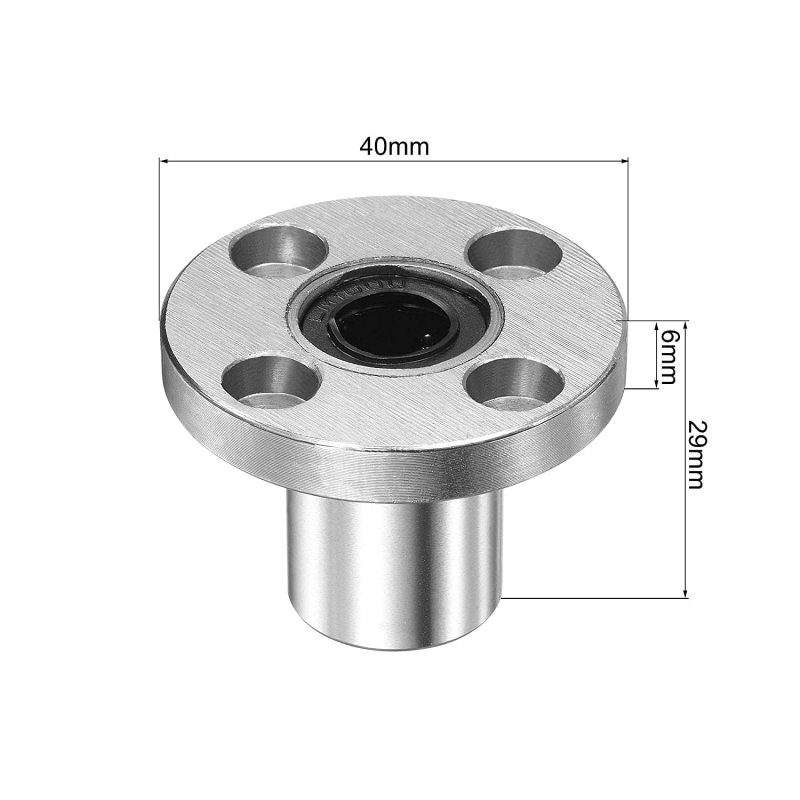 LMF10UU Linear Ball Bearings Round Flange For CNC Machine And 3D Printer