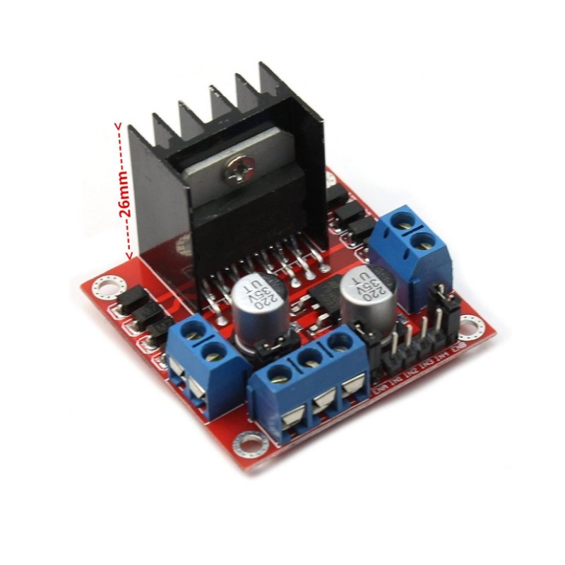 L298N Dual H-Bridge Motor Drive Controller For Arduino Smart Car Robot