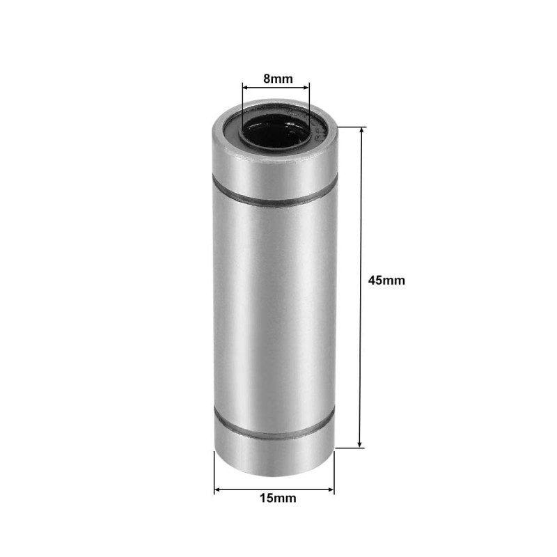 LM8LUU Linear Ball Bearings Long Bushing