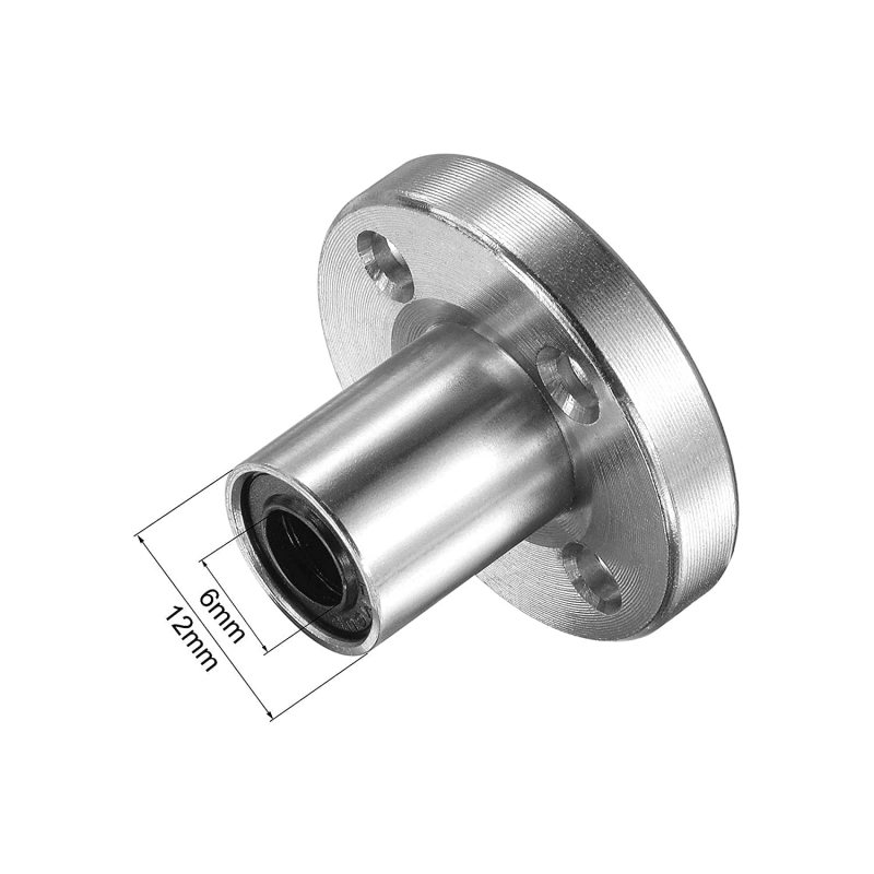 LMF6UU Linear Ball Bearings Round Flange For CNC Machine And 3D Printer