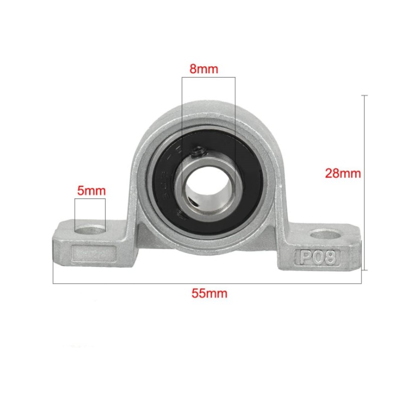 KP08 Pillow Block Mount Bearing