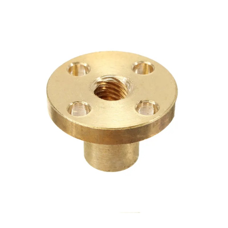 T8 Brass Nut For 8mm Diameter Leadscrew