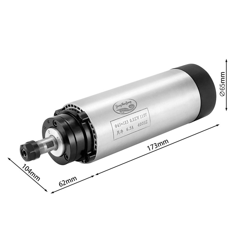 0.8KW Air Cooled Spindle For CNC Router Machine