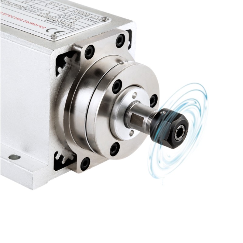 1.5KW Air Cooled Spindle Square CNC Spindle Motor