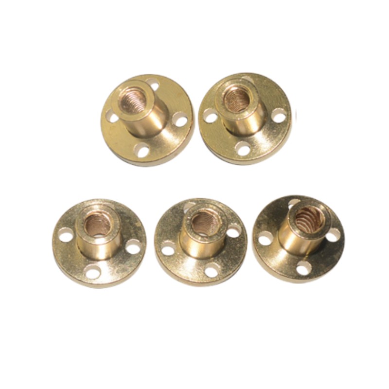 T6 Brass Nut 6mm Diameter Leadscrew Bushing