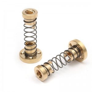 T8 Anti-Backlash Spring Loaded Nut For Lead Screw