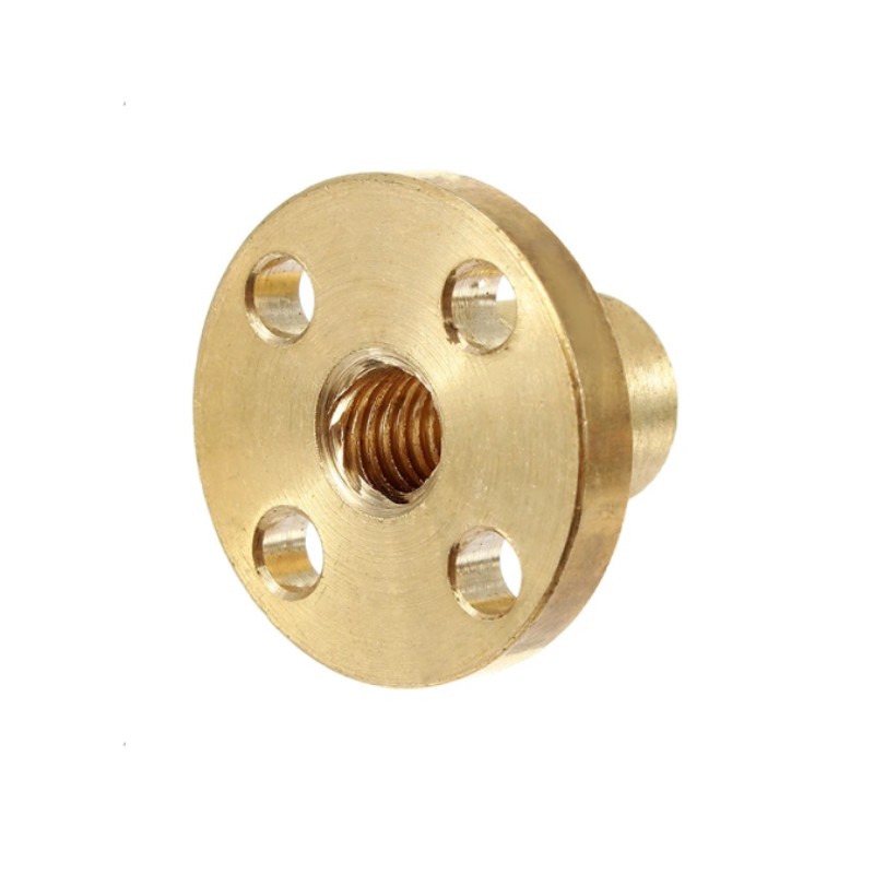 T8 Brass Nut For 8mm Diameter Leadscrew