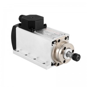 0.8KW Air Cooled Spindle Square CNC Spindle Motor