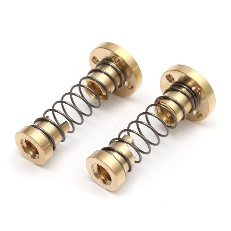 T8 Anti-Backlash Spring Loaded Nut For Lead Screw