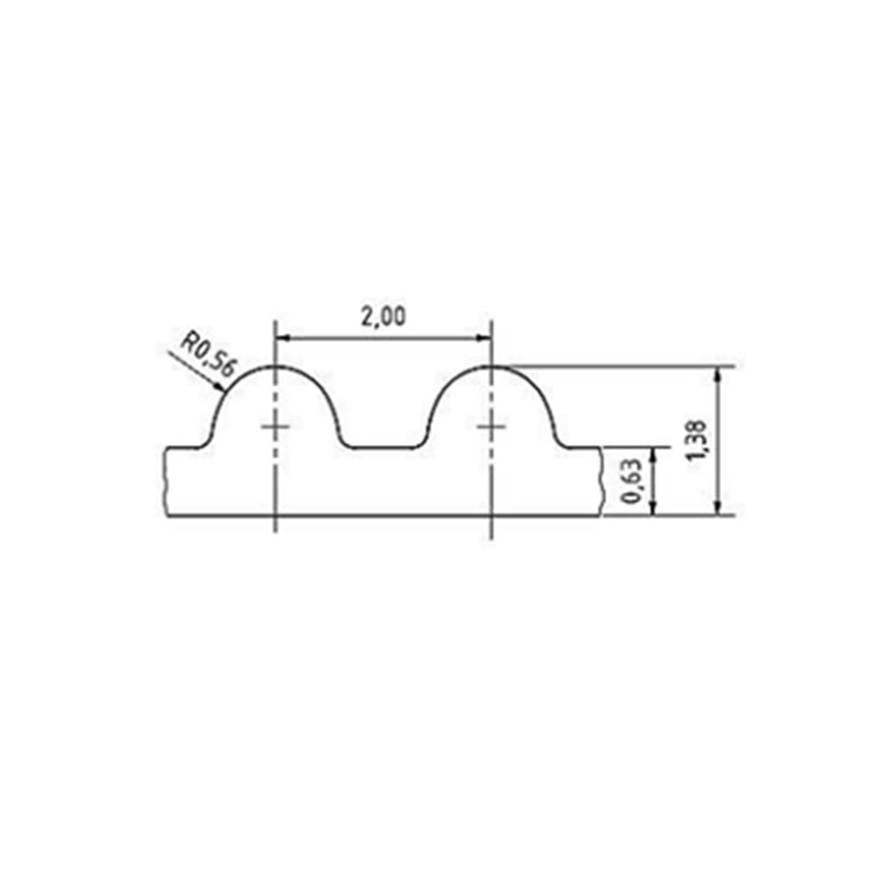 104mm GT2 Closed Timing Belt 6mm Wide