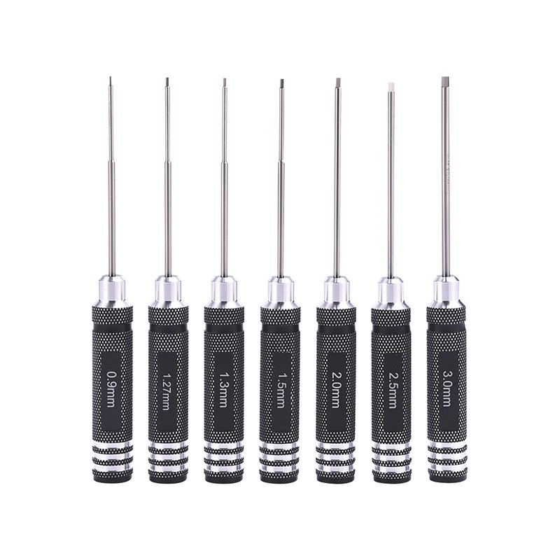 7pcs Hex Allen Screwdriver Kit RC Hex Driver Set