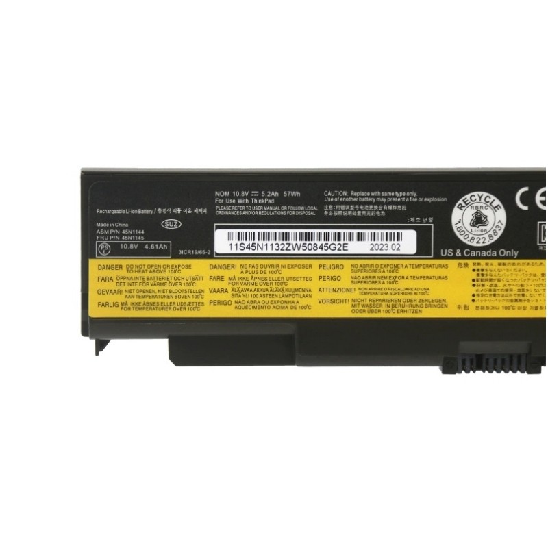 6cell / 2.6Ah cylindrical battery 45N1144